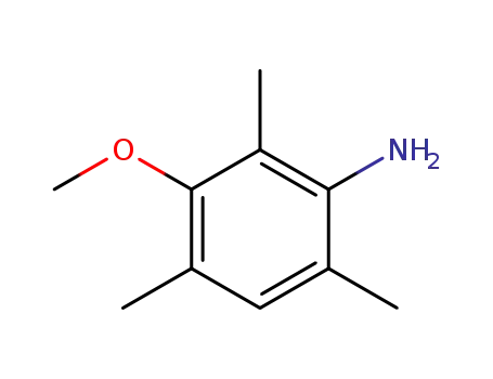 Molecular Structure of 34874-88-9 (3-Methoxy-2,4,6-trimethylbenzenamine)