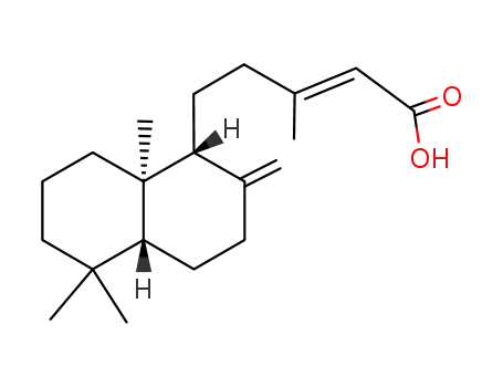 (E)-5-[(1R,4aβ)-Decahydro-5,5,8aα-trimethyl-2-methylenenaphthalene-1-yl]-3-methyl-2-pentenoic acid