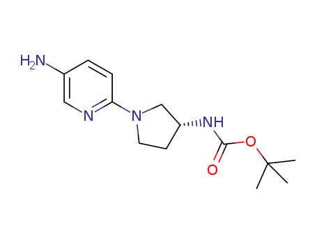 (R)-TERT-BUTYL 1-(5-AMINO(PYRIDIN-2-YL))PYRROLIDIN-3-YLCARBAMATE