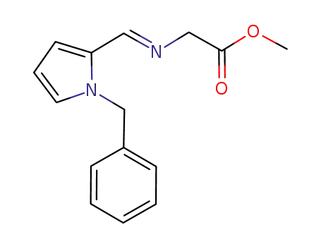methyl (E)-N-[(1-benzyl-1H-pyrrolo-2-yl)methylene]glycinate