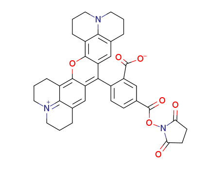 1H,5H,11H,15H-Xantheno[2,3,4-ij:5,6,7-i'j']diquinolizin-18-ium,9-[2-carboxy-4-[[(2,5-dioxo-1-pyrrolidinyl)oxy]carbonyl]phenyl]-2,3,6,7,12,13,16,17-octahydro-,inner salt