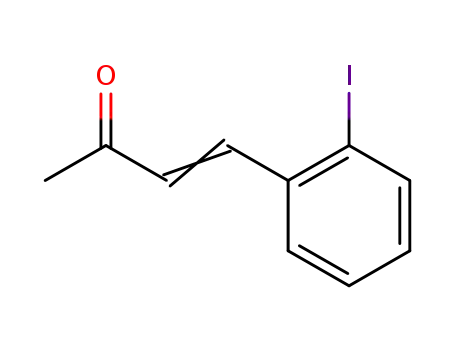Molecular Structure of 76293-36-2 ((3E)-4-(2-iodophenyl)but-3-en-2-one)