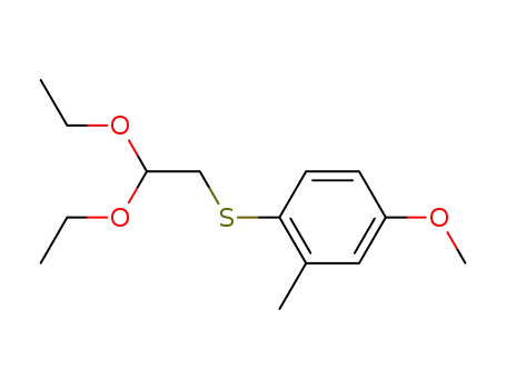 1-(2,2-diethoxy-ethylsulfanyl)-4-methoxy-2-methyl-benzene