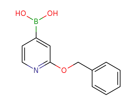 Molecular Structure of 1256355-62-0 (2-(Benzyloxy)pyridine-4-boronic acid)