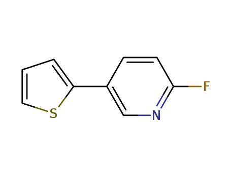 2-Fluoro-5-thiophen-2-ylpyridine cas no. 1132832-80-4 98%