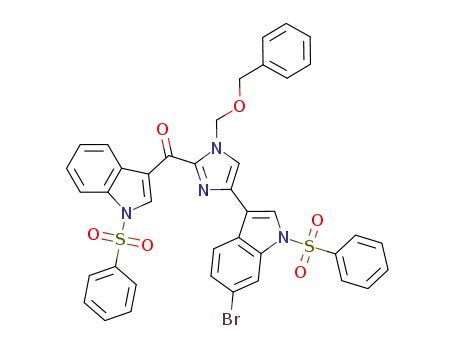 [4-(1-benzenesulfonyl-6-bromo-1H-indol-3-yl)-1-benzyloxymethyl-1H-imidazol-2-yl]-(1-benzenesulfonyl-1H-indol-3-yl)-methanone