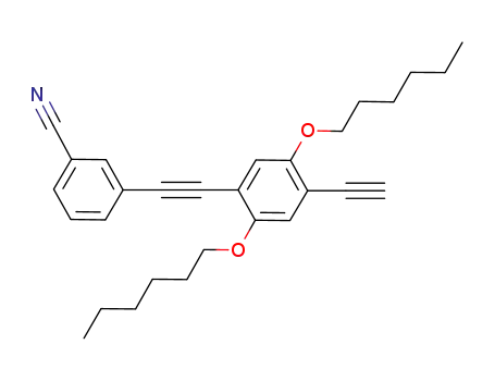 2-{4-[2-(3-cyanophenyl)ethynyl]-2,5-bis(hexyloxy)phenyl}ethyne