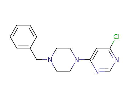 4- (4- 벤질 -1- 피 페라 지닐) -6- 클로로 피리 미딘