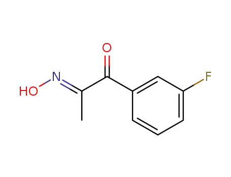 Molecular Structure of 395-07-3 (1-(3-fluorophenyl)propane-1,2-dione 2-oxime)