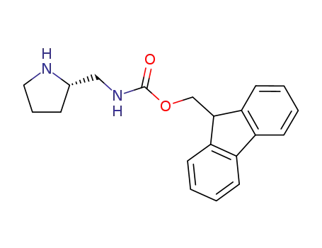 Molecular Structure of 672310-16-6 ((S)-2-N-FMOC-AMINOMETHYL PYRROLIDINE)
