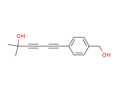 6-(4-hydroxymethyl-phenyl)-2-methyl-hexa-3,5-diyn-2-ol
