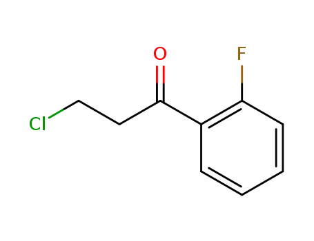 Molecular Structure of 898767-04-9 (3-CHLORO-1-(2-FLUOROPHENYL)-1-OXOPROPANE)