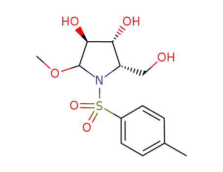 (2S,3R,4S)-2-(hydroxymethyl)-5-methoxy-1-tosylpyrrolidine-3,4-diol