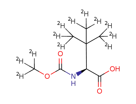 (S)-2-(d3-methoxy-carbonylamino)-3,3-d9-dimethylbutanoic acid