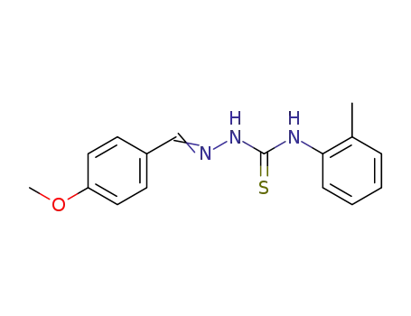 4-methoxy-benzaldehyde 4-<i>o</i>-tolyl-thiosemicarbazone
