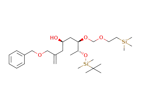 (4R,6R,7R)-2-benzyloxymethyl-7-tertbutyldimethylsilyloxy-6-(2-trimethylsilylethoxymethoxy)oct-1-en-4-ol