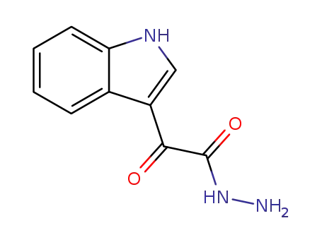 Indole-3-glyoxylic acid, hydrazide