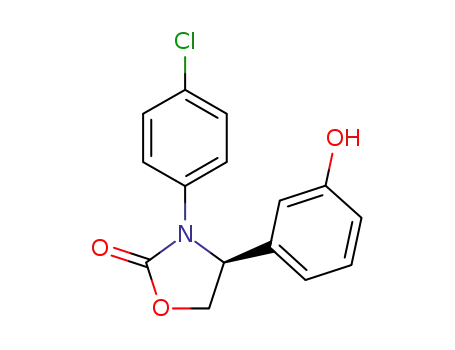 (S)-3-(4-chlorophenyl)-4-(3-hydroxyphenyl)oxazolidin-2-one