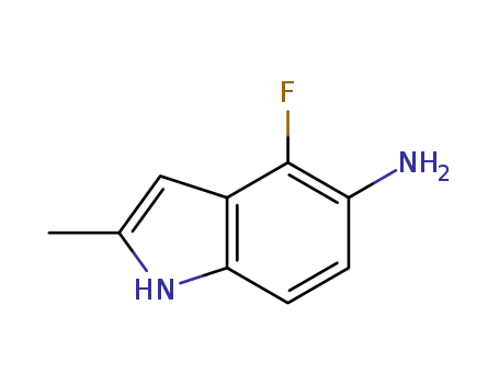1H-Indol-5-amine,4-fluoro-2-methyl-(9CI) cas no. 398487-76-8 98%