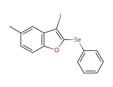3-iodo-5-methyl-2-(phenylselanyl)benzofuran