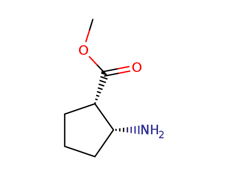 Cyclopentanecarboxylic acid, 2-amino-, methyl ester, (1S,2R)- (9CI)