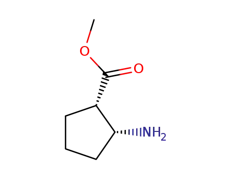 Molecular Structure of 362485-20-9 (Cyclopentanecarboxylic acid, 2-amino-, methyl ester, (1S,2R)- (9CI))