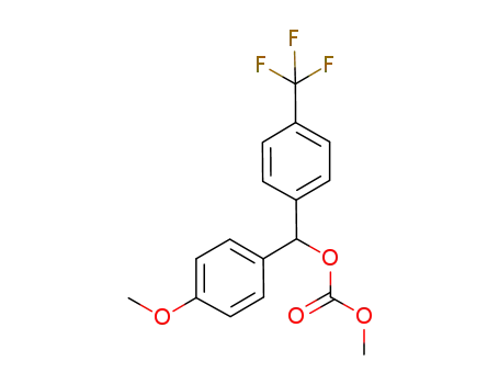 methyl (4-methoxyphenyl)[4-(trifluoromethyl)phenyl]methyl carbonate