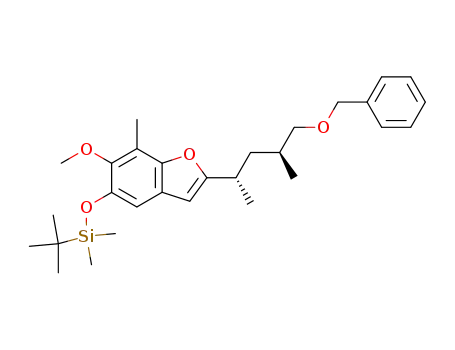 [2-((1S,3S)-4-Benzyloxy-1,3-dimethyl-butyl)-6-methoxy-7-methyl-benzofuran-5-yloxy]-tert-butyl-dimethyl-silane