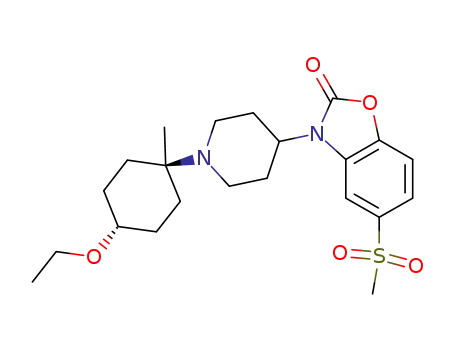 3-{1-[trans-4-(ethyloxy)-1-methylcyclohexyl]-4-piperidinyl}-5-(methylsulfonyl)-1,3-benzoxazol-2(3H)-one