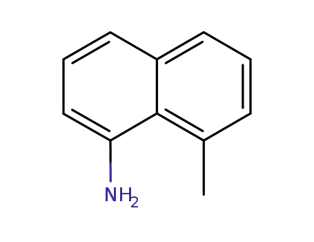 Molecular Structure of 130523-30-7 (1-Amino-8-methylnaphthalene)