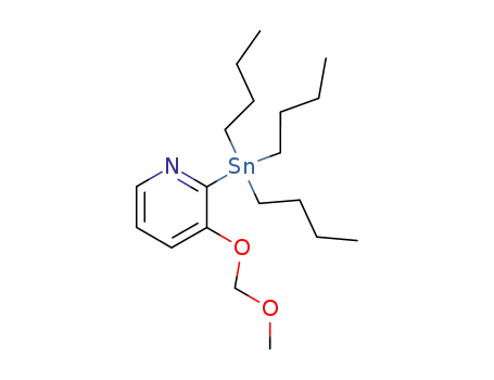 Molecular Structure of 405137-20-4 (3-Methoxymethoxy-2-tributylstannanyl-pyridine)