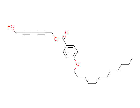 6-hydroxy-hexa-2,4-diynyl 4-(dodecyloxy)benzoate