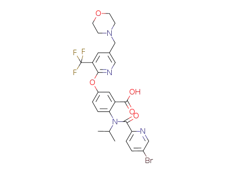 Molecular Structure of 1113048-76-2 (C<sub>27</sub>H<sub>26</sub>BrF<sub>3</sub>N<sub>4</sub>O<sub>5</sub>)