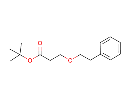 Propanoic acid, 3-(2-phenylethoxy)-, 1,1-dimethylethyl ester