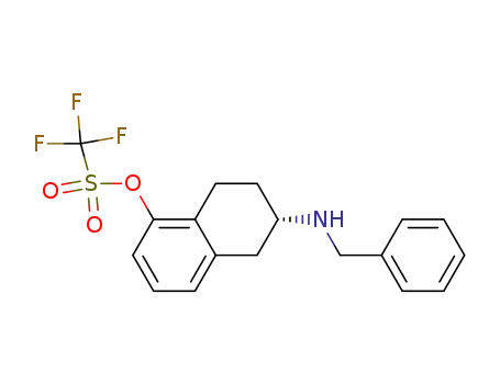 (6S)-6-(benzylamine)-5,6,7,8-tetrahydronaphthalen-1-yl trifluoromethanesulfonate