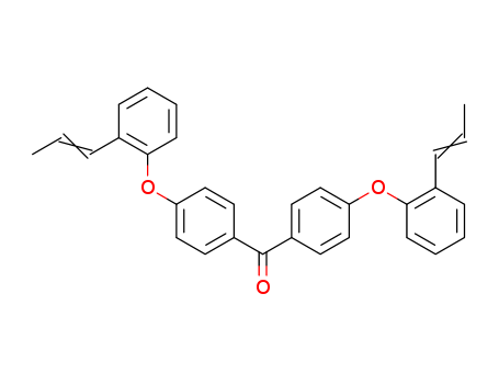 4,4'-bis(2-(1-propenyl)phenoxy)benzo-phenone