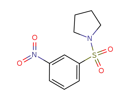 Molecular Structure of 91619-30-6 (1-(3-NITROPHENYLSULFONYL)PYRROLIDINE)