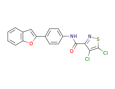 3-Isothiazolecarboxamide, N-[4-(2-benzofuranyl)phenyl]-4,5-dichloro-