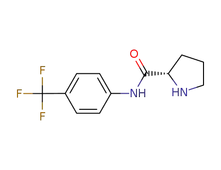 2- 피 롤리 딘 카르 복사 미드, N- [4- (트리 플루오로 메틸) 페닐]-, (2S)-(9CI)
