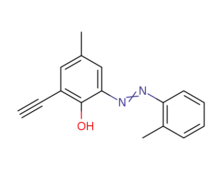 2-ethynyl-4-methyl-6-o-tolylazo-phenol