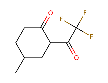 Cyclohexanone, 4-methyl-2-(trifluoroacetyl)- (9CI)
