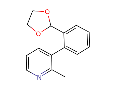 3-(3-[1,3]dioxolan-2-yl-phenyl)-2-methyl-pyridine
