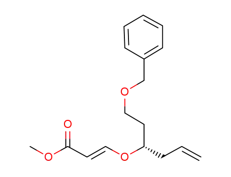(+)-methyl (2E,5S)-5-(2-benzyloxyethyl)-4-oxaoct-2,7-dienoate