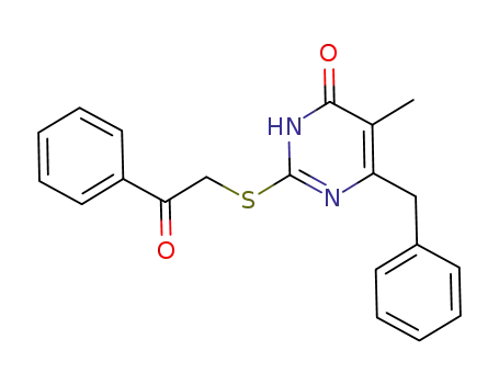 6-benzyl-5-methyl-2-[(phenylcarbonylmethyl)thio]pyrimidin-4(3H)-one