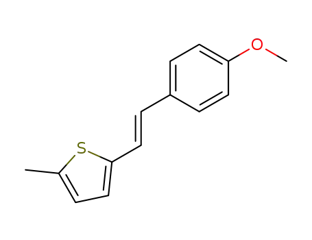 (E)-1-(4-methoxyphenyl)-2-(5-methyl-2-thienyl)ethene