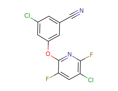 3-chloro-5-[(5-chloro-3,6-difluoropyridin-2-yl)oxy]benzonitrile