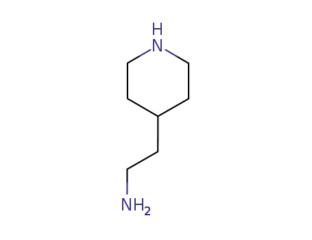 Molecular Structure of 76025-62-2 (4-Piperidineethanamine)