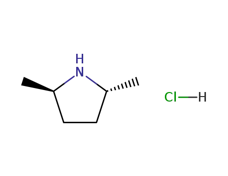 Molecular Structure of 70144-18-2 ((-)-(2R,5R)-2,5-DIMETHYLPYRROLIDINE, HYDROCHLORIDE)