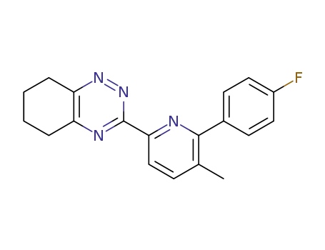 3-[6-(4-fluorophenyl)-5-methylpyridin-2-yl]-5,6,7,8-tetrahydrobenzo[1,2,4]triazine