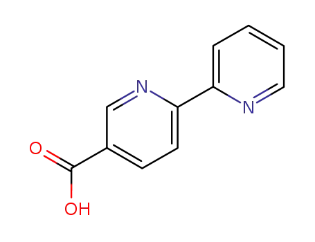 Molecular Structure of 1970-80-5 (2,2'-BIPYRIDINE-5-CARBOXYLIC ACID)